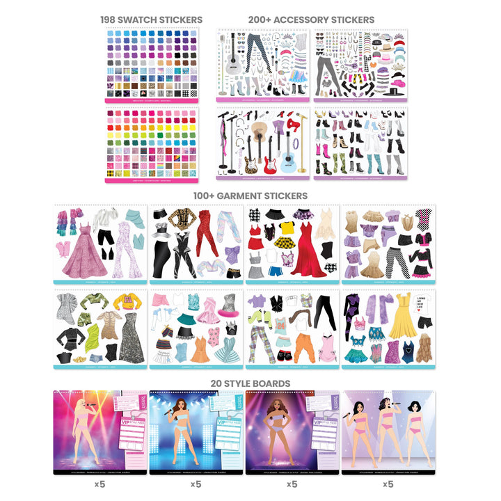 Live! In Concert Sticker Stylist | Fashion Angels