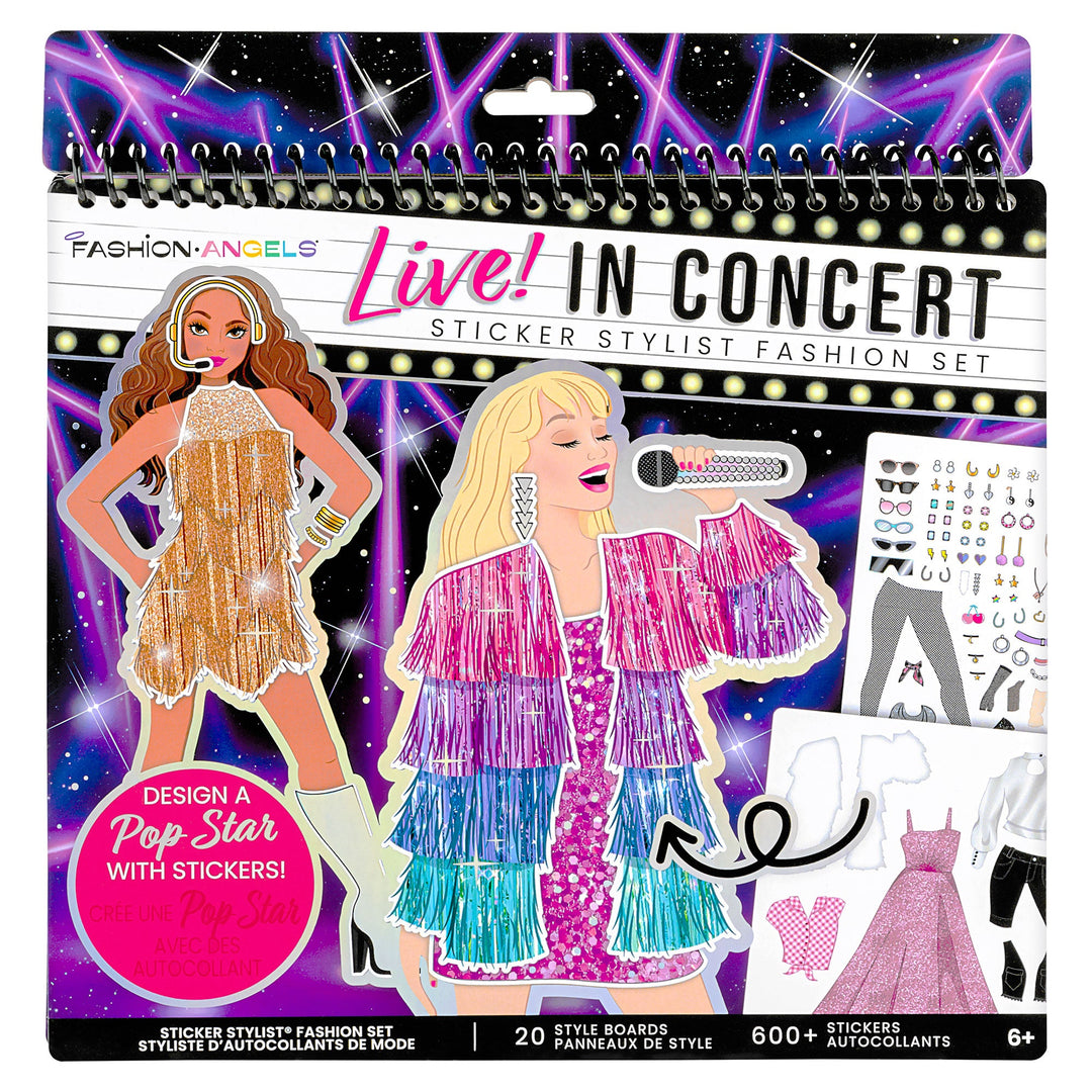 Live! In Concert Sticker Stylist | Fashion Angels
