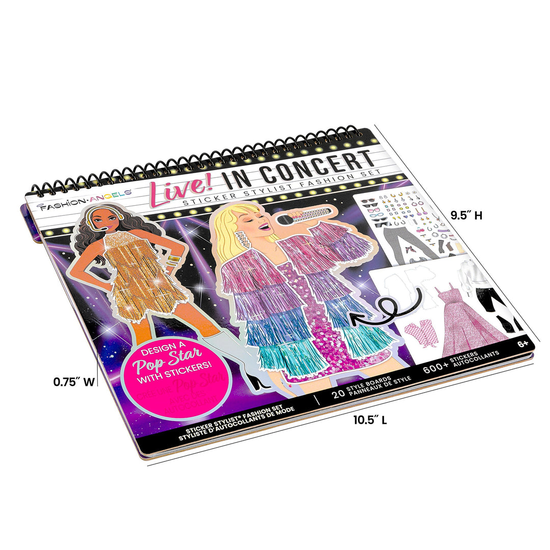 Live! In Concert Sticker Stylist | Fashion Angels