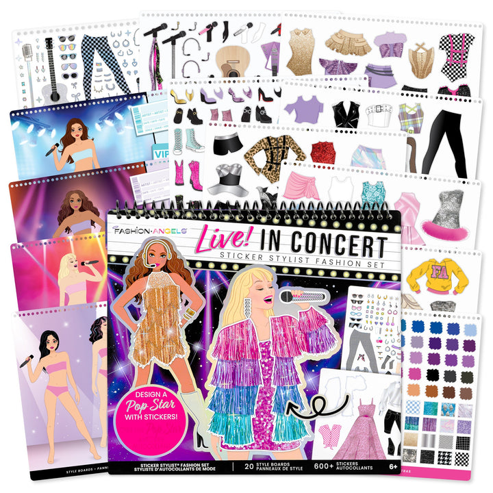Live! In Concert Sticker Stylist | Fashion Angels