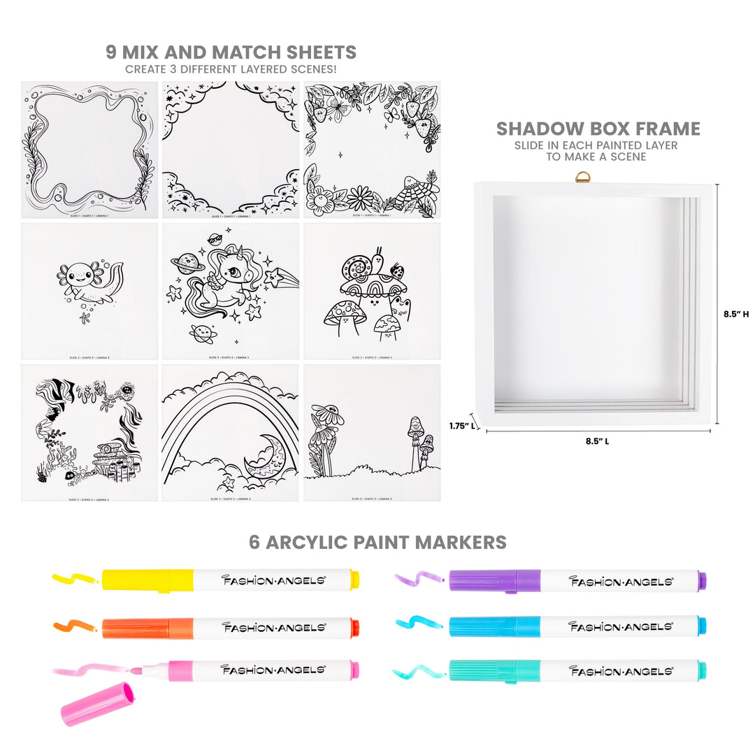 Make A Scene! DIY Shadow Box Kit | Fashion Angels