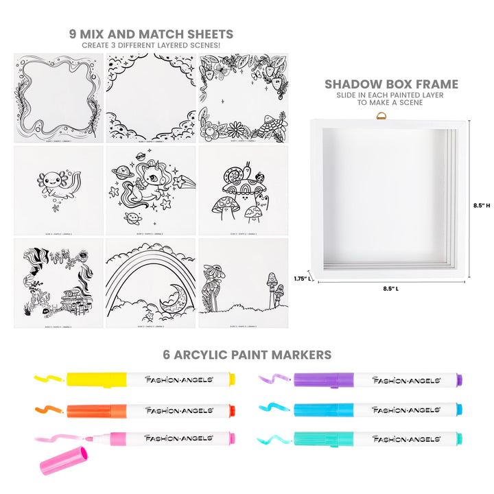 Make A Scene! DIY Shadow Box Kit | Fashion Angels