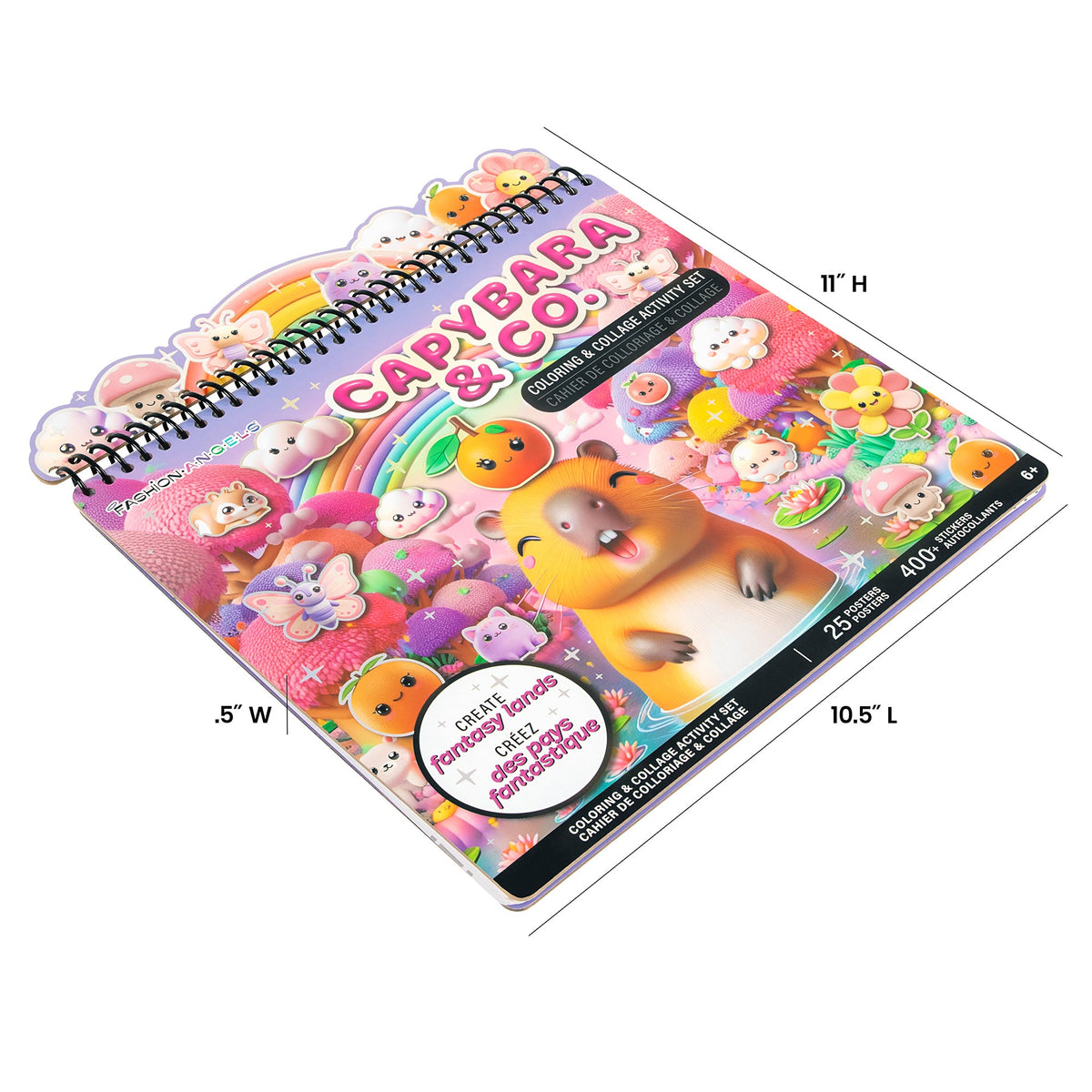 Capybara & Co. Coloring & Collage Activity Set | Fashion Angels
