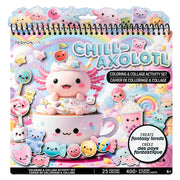 Chill-Axolotl Coloring & Collage Activity Portfolio | Fashion Angels