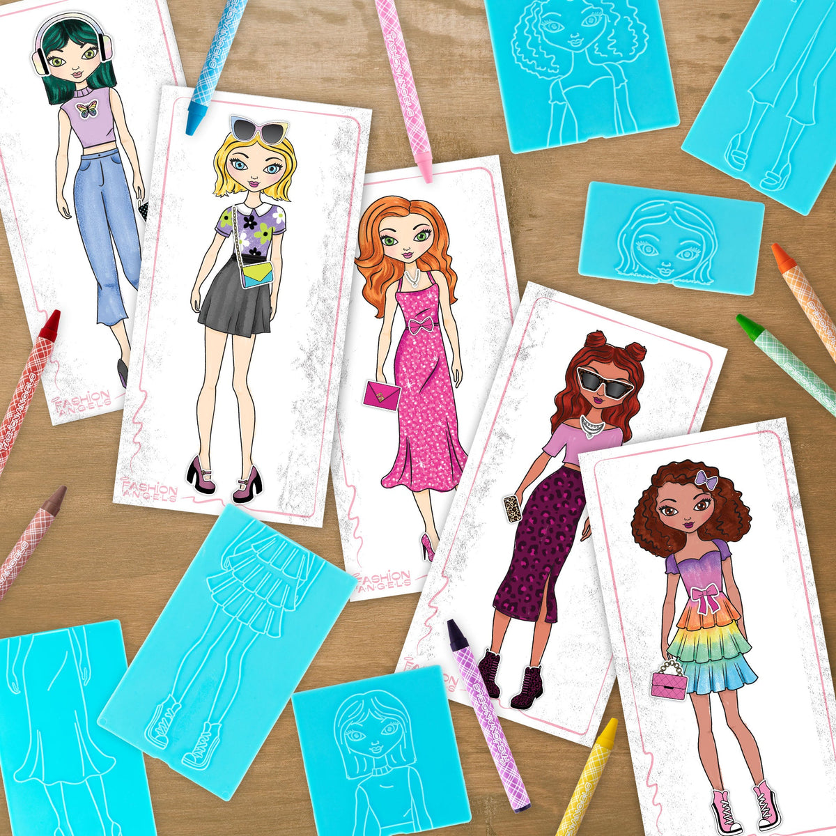 Fashion Design Studio Rubbing Plates | Fashion Angels