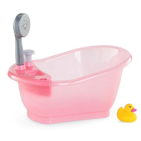 view of bathtub and rubber duck