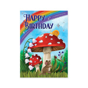 Glitter: Mushrooms Card