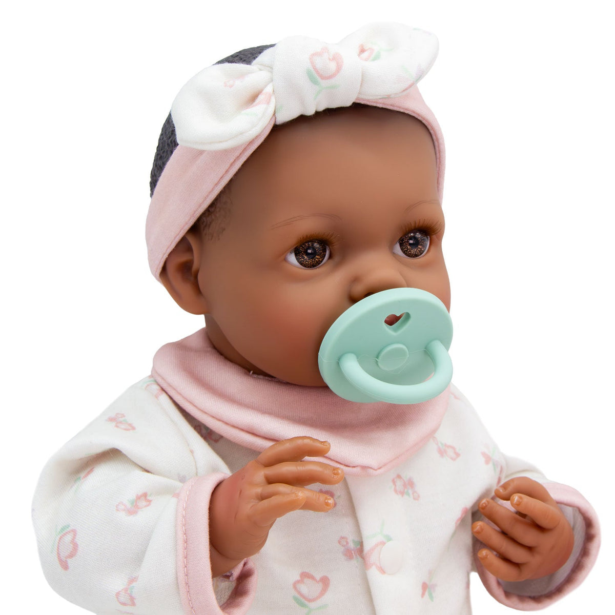 Bonbebé 15.5" Weighted Reborn Baby Doll in Pink with Real Heartbeat - 16-Piece Gift Set | JC Toys - LOCAL PICKUP ONLY