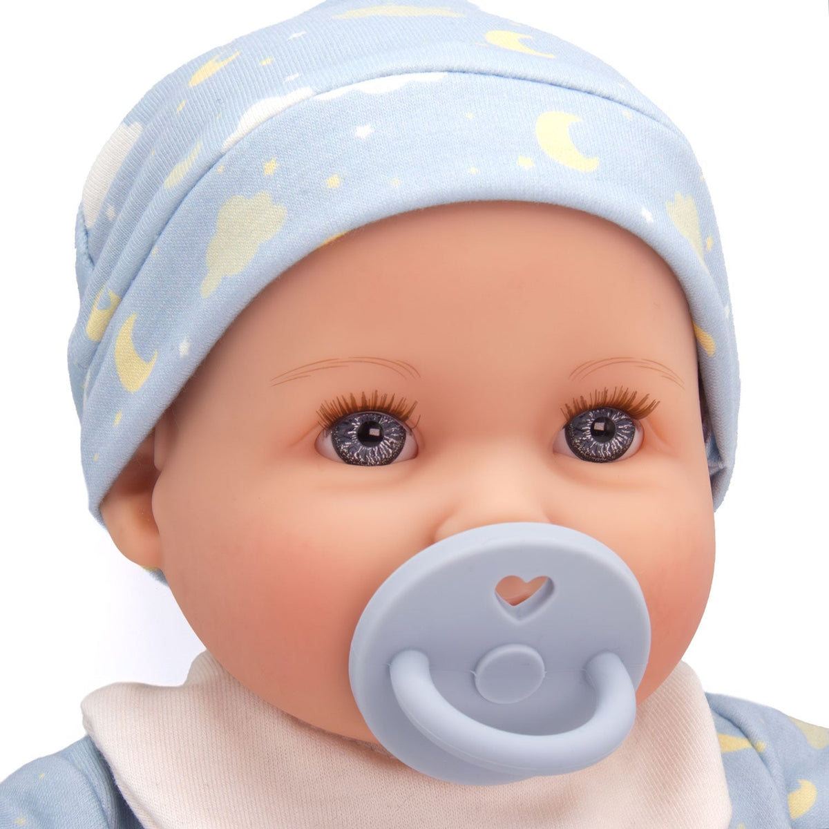 Bonbebé 15.5" Weighted Reborn Baby Doll in Blue with Real Heartbeat - 16-Piece Gift Set | JC Toys - LOCAL PICKUP ONLY