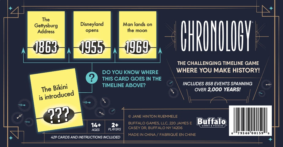 Chronology | Buffalo Games