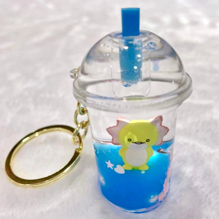 Axolotl Floaty Key Charm