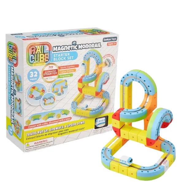 Magnetic Monorail Starter Set | Rail Cube - LOCAL PICK UP ONLY