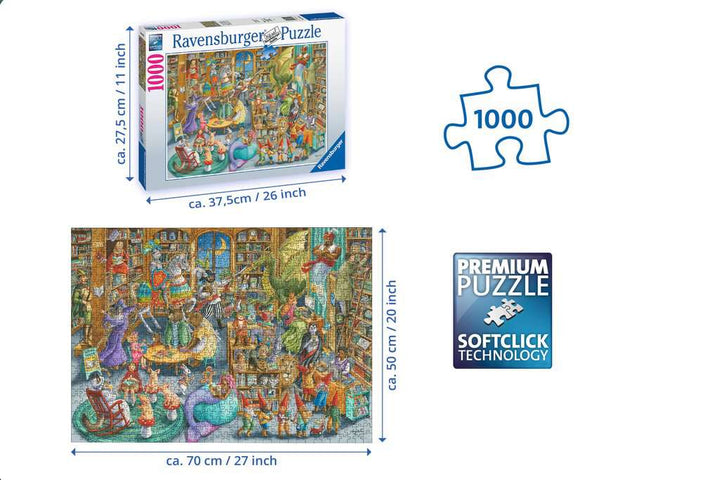 Midnight at the Library 1000 Pc Puzzle | Ravensburger