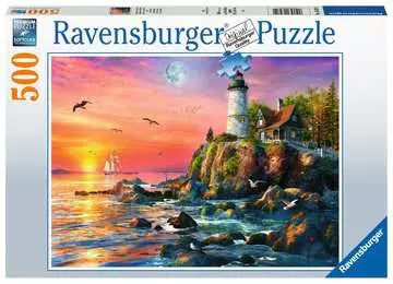 Lighthouse at Sunset - 500pc Puzzle | Ravensburger
