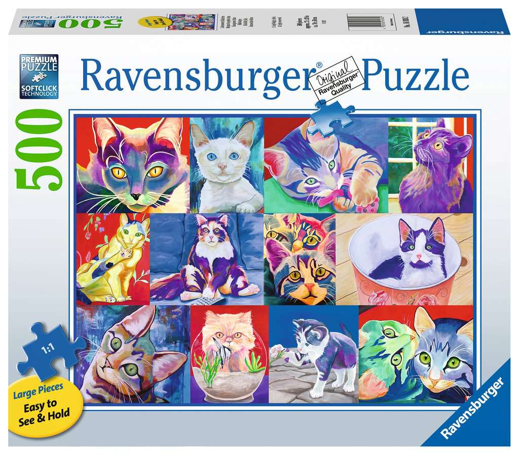 Hello Kitty Kat 500 Pc Large Format | Ravensburger