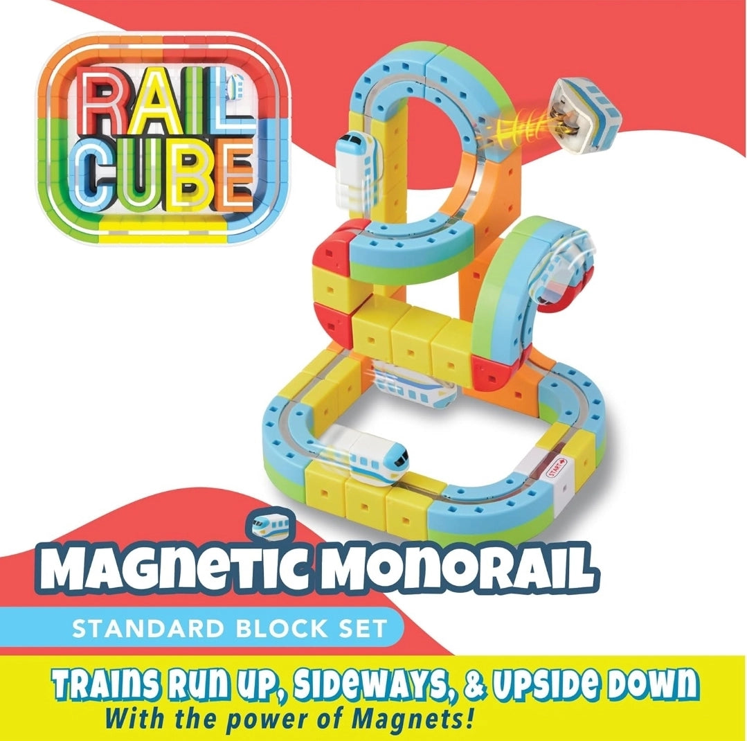 Magnetic Monorail Starter Set | Rail Cube - LOCAL PICK UP ONLY