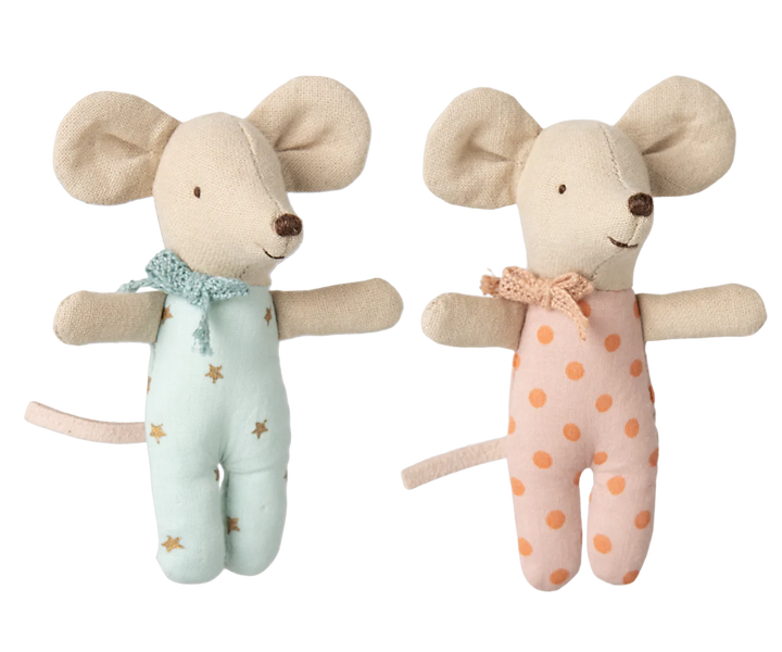 Twins, Baby Mice in Matchbox | Maileg