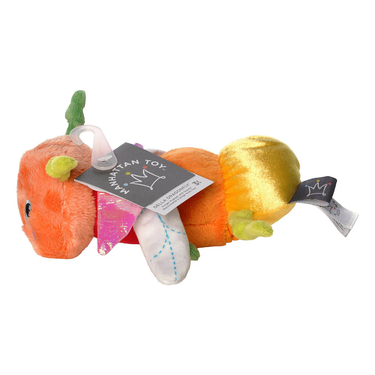 Della Dragonfly Finger Puppet with Sound  | Manhattan Toy
