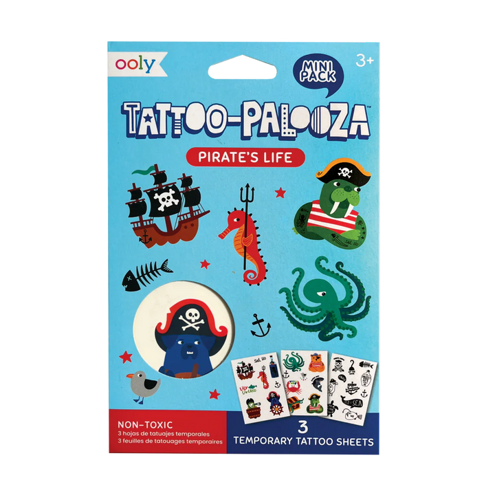 Mini Palooza Temporary Tattoos - Pirate's Life | OOLY