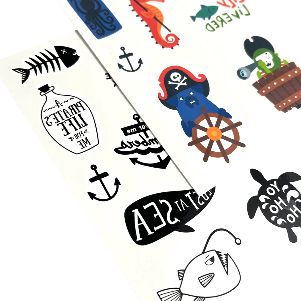 Mini Palooza Temporary Tattoos - Pirate's Life | OOLY