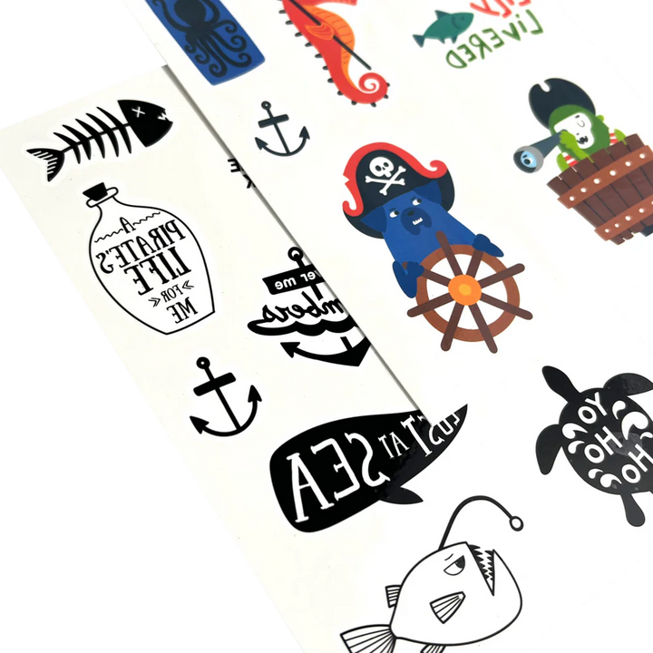 Mini Palooza Temporary Tattoos - Pirate's Life | OOLY