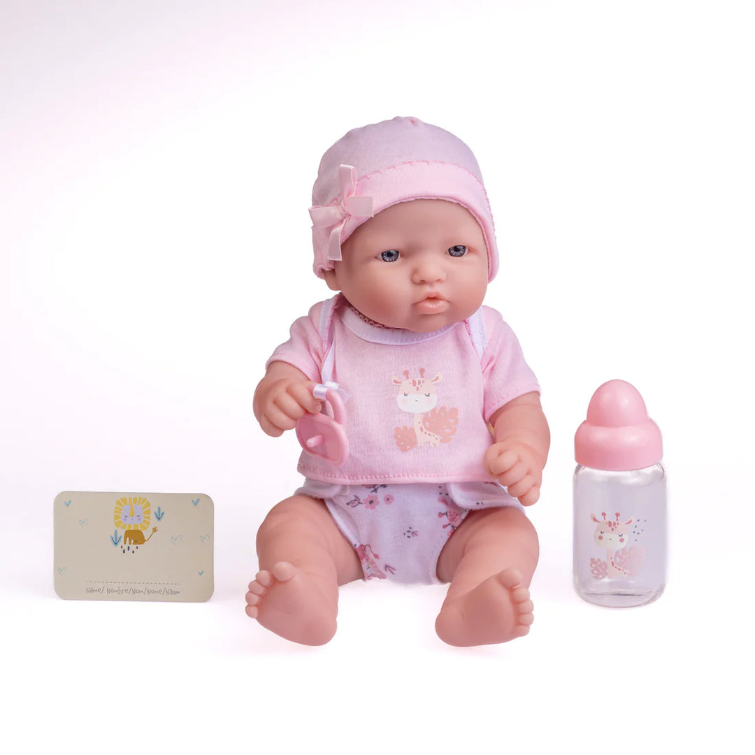 La Newborn All Vinyl Nursery Gift Set Doll - 12" | JC Toys