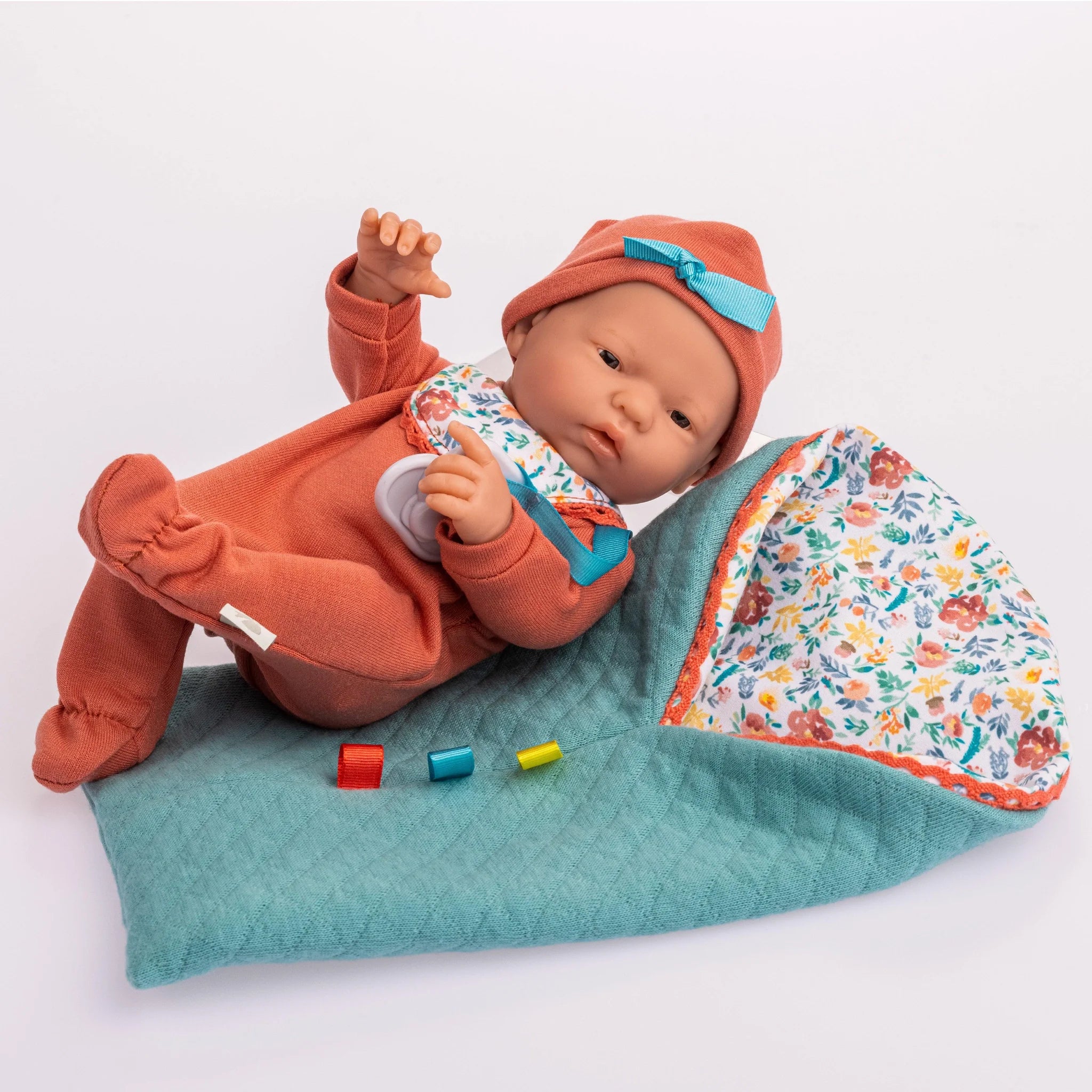 La Mini Newborn 9.5"  Real Girl Baby Doll - Nature Collection | JC Toys