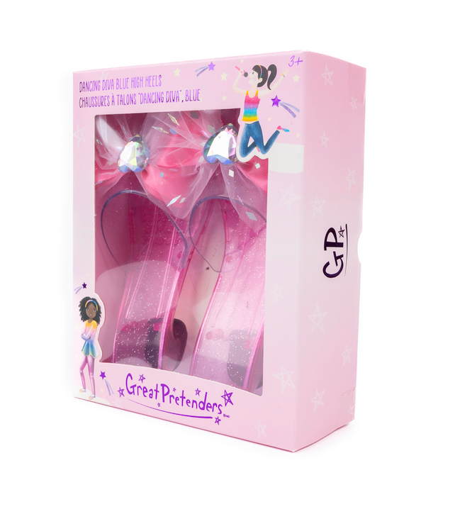 Dancing Diva Pink High Heels | Great Pretenders