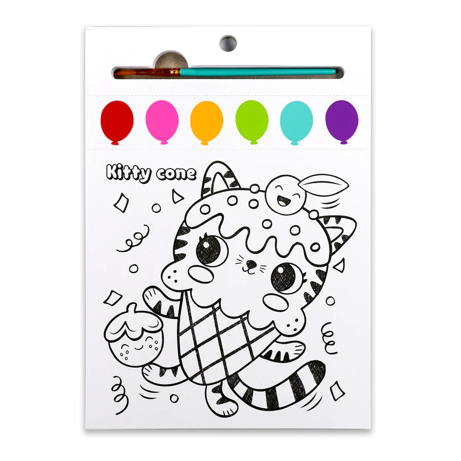 Paint Pages - Party Animals | Bright Stripes