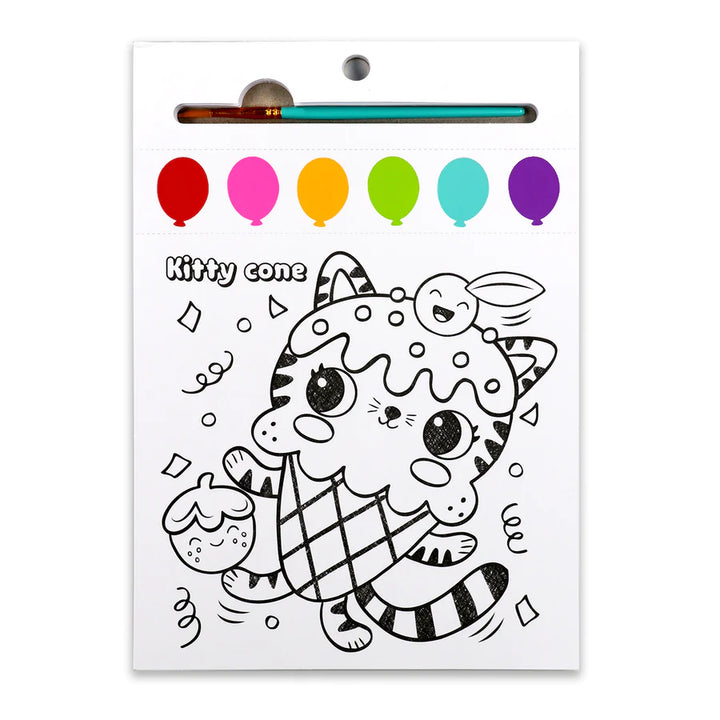 Paint Pages - Party Animals | Bright Stripes