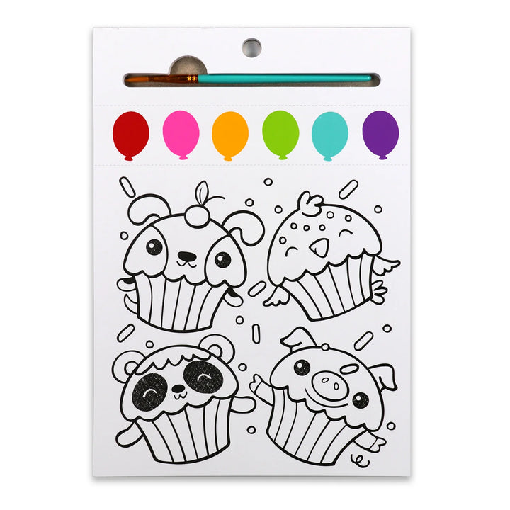 Paint Pages - Party Animals | Bright Stripes