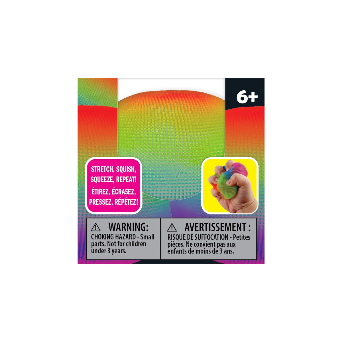 Rainbow Fuzzy Stretchi Blob Maltose | Incredible Group