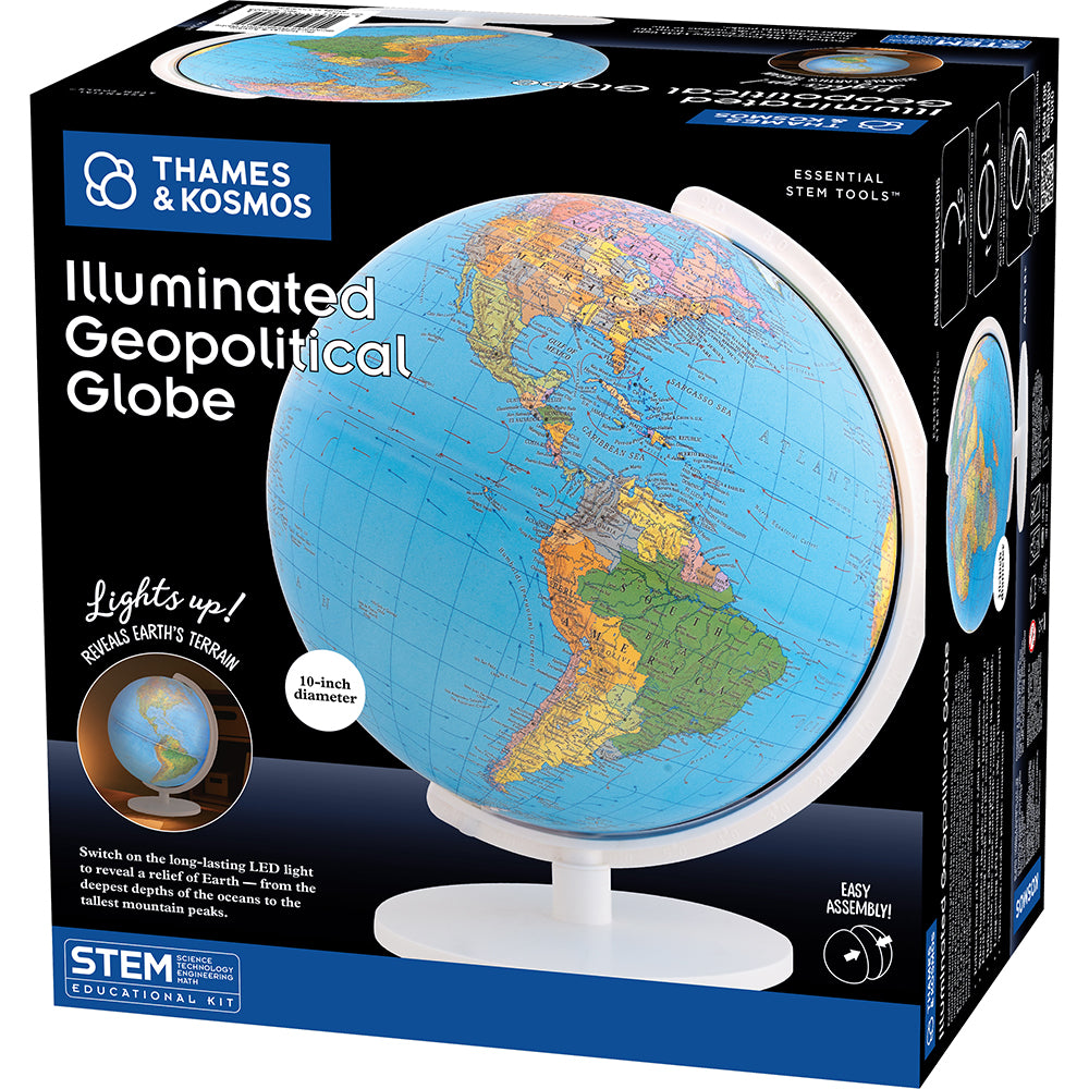 Illuminated Geopolitical Globe | Thames & Kosmos - LOCAL PICKUP ONLY