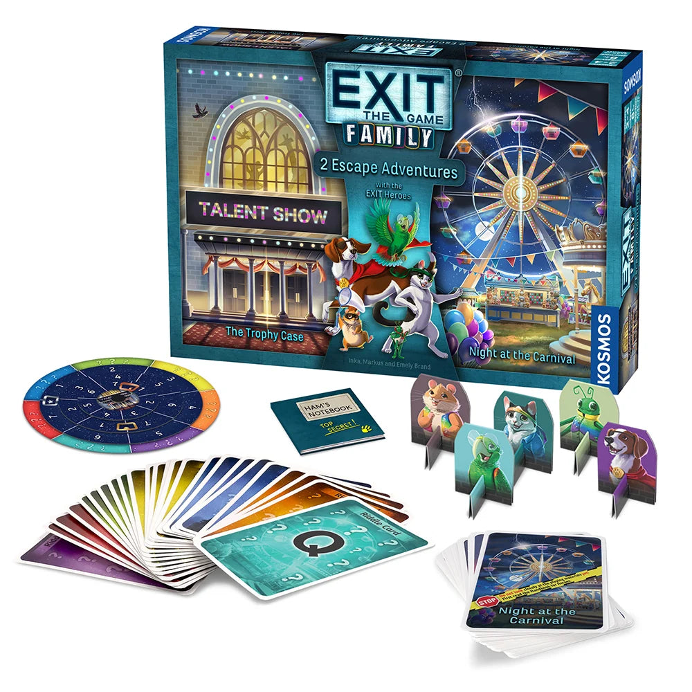 EXIT: The Game - Family - The Trophy Case/Night at the Carnival | Thames & Kosmos