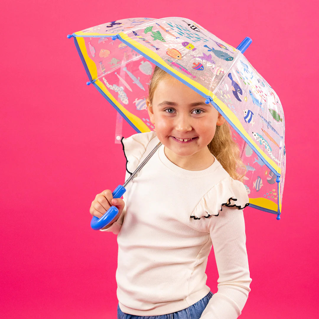 Ocean Transparent Color Changing Umbrella  | Floss and Rock- LOCAL PICK UP ONLY