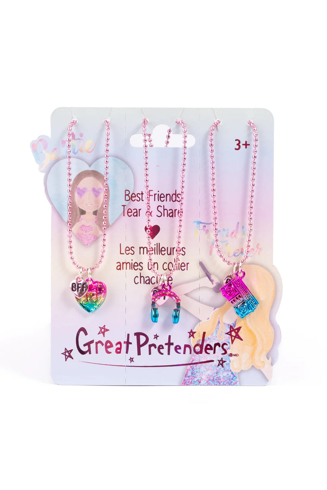 Taylor's Bestie Squad Tear & Share Necklaces | Great Pretenders