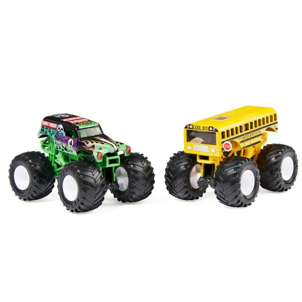 Hot Wheels Monster Trucks, Set Of 12 1:64 Die-Cast Toy Trucks For Kids