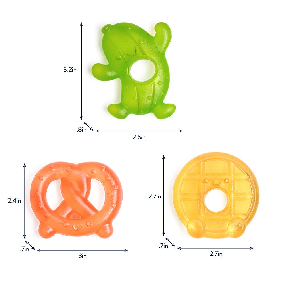 Cutie Coolers™ Silly Foods Water Filled Teethers (3-pack)