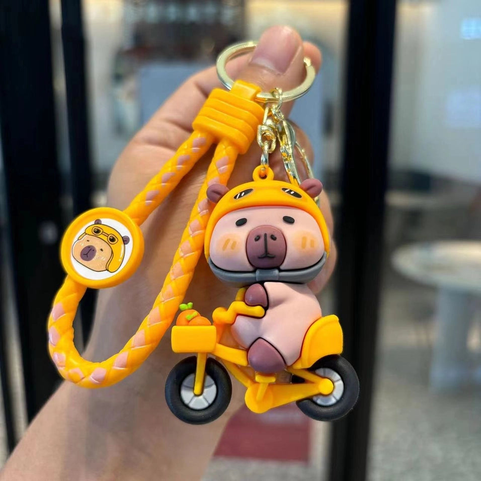 Capybara Scooter Key Charm