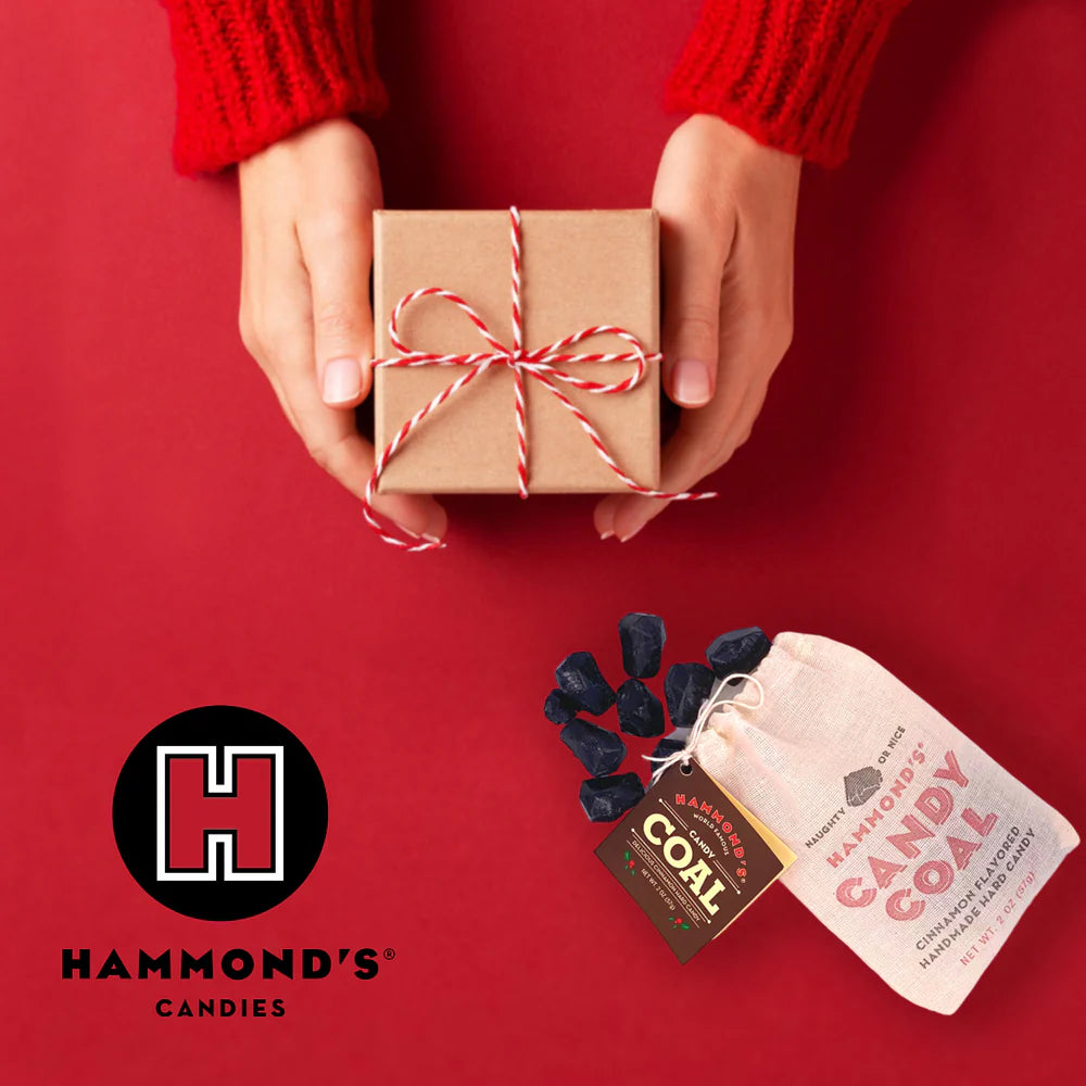 Hammond's Candies - Holiday Hard Candy - Coal Cinnamon