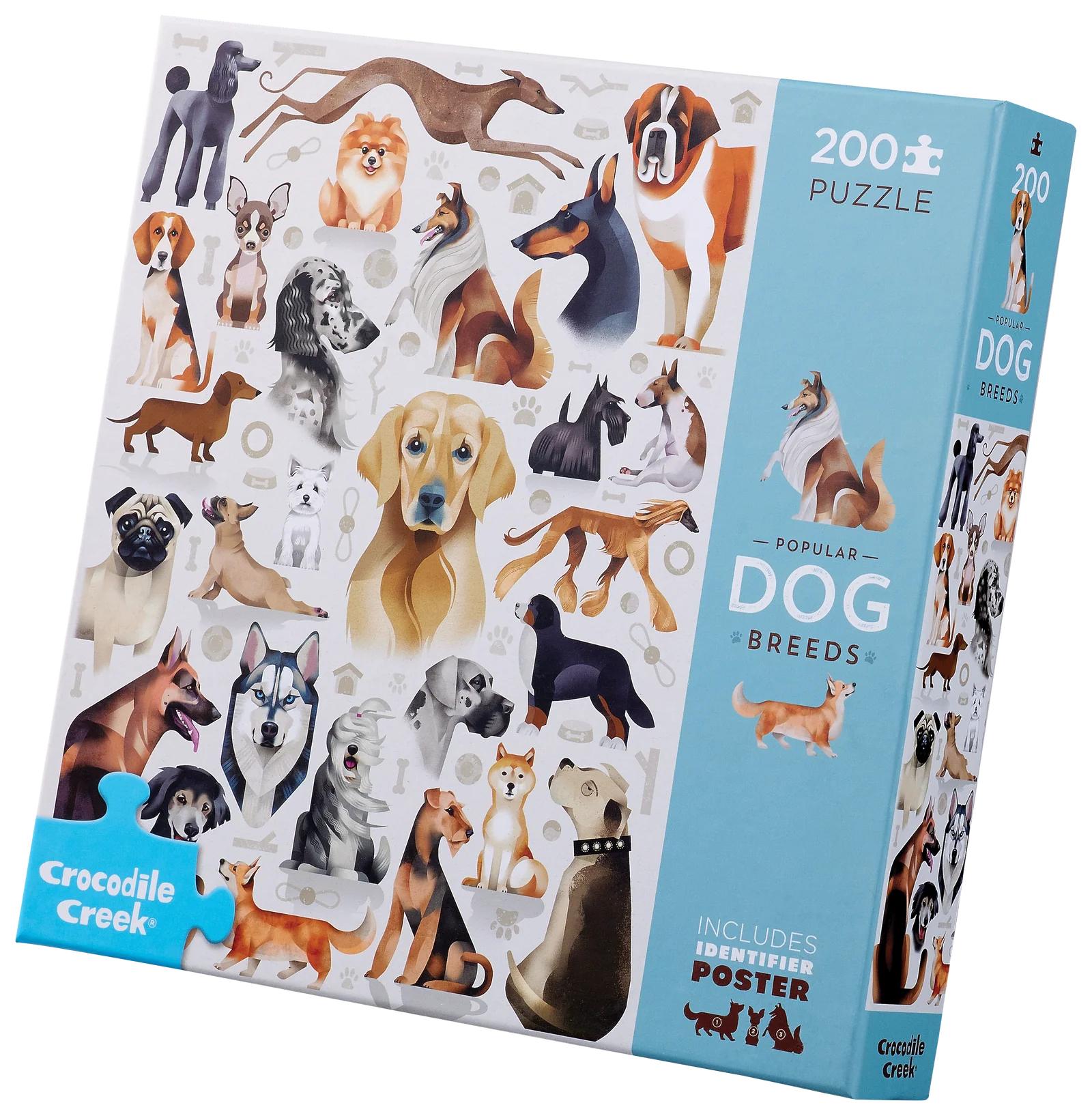 Dog Breeds - 200 Pc Puzzle | Crocodile Creek