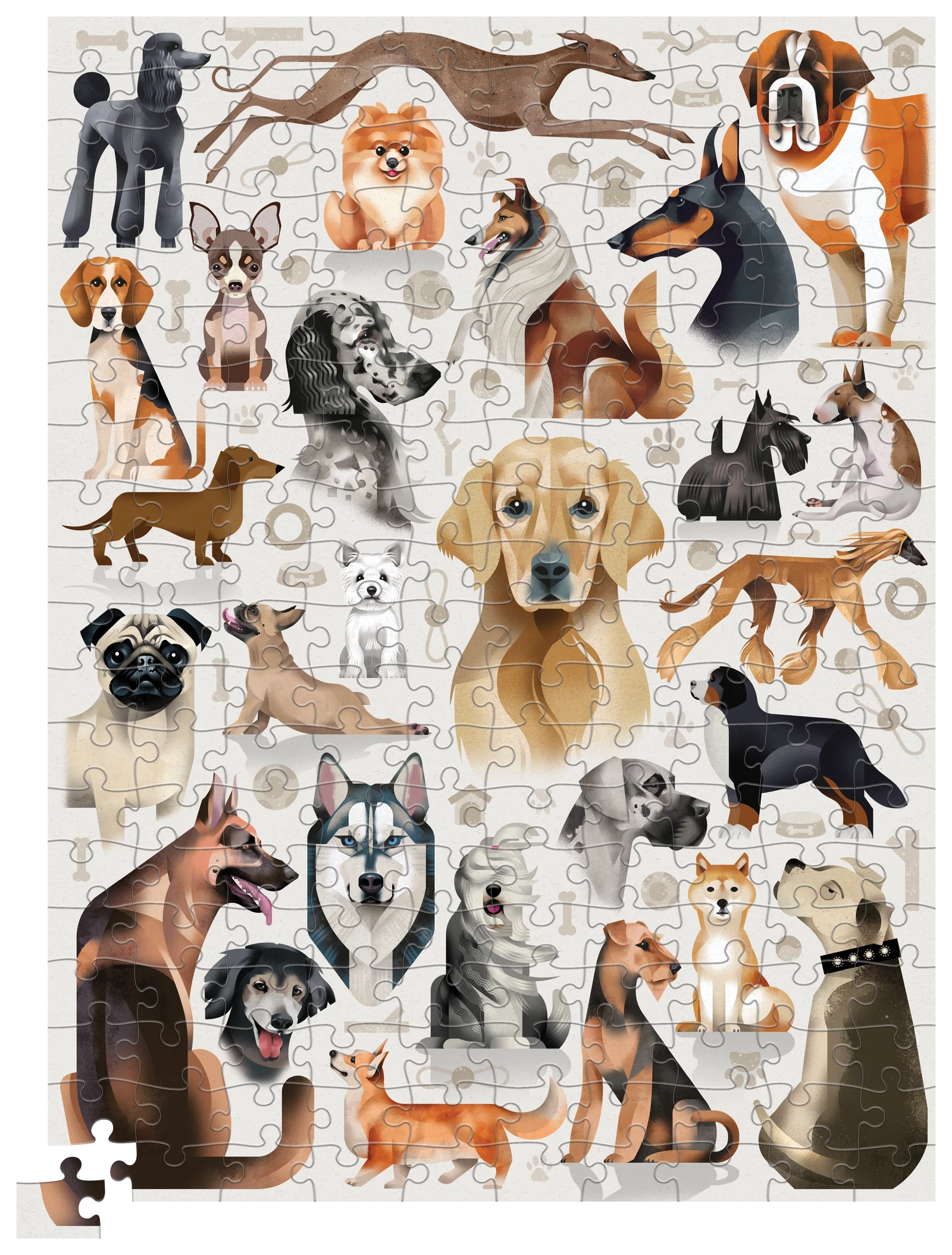 Dog Breeds - 200 Pc Puzzle | Crocodile Creek