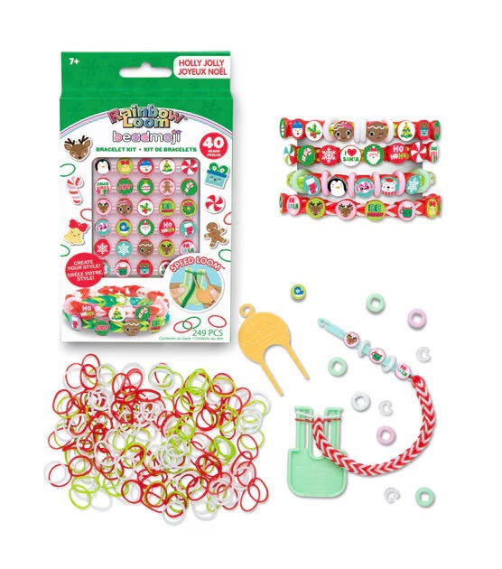 Holly Jolly Beadmoji Bracelet Kit | Choon's Design