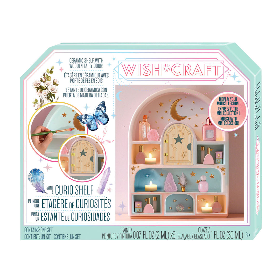Wish*Craft Paint A Curio Shelf | Bright Stripes