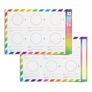 Rainbow Edition Traveling Postcard Book | Pipsticks