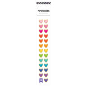 Rainbow Heart Minis Stickers | Pipsticks
