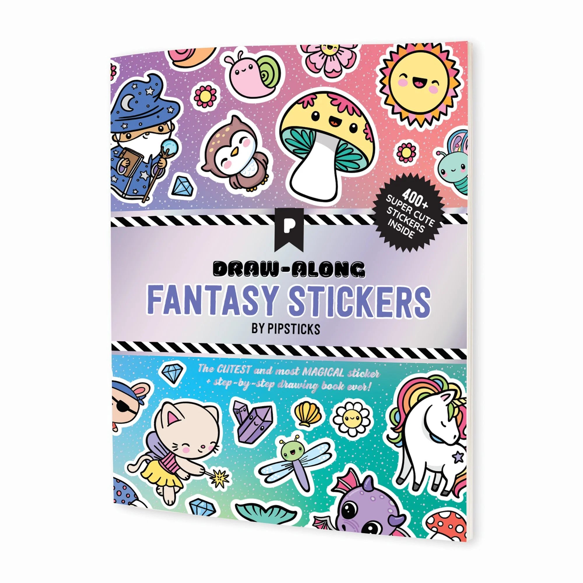Draw-Along Fantasy Sticker Book | Pipsticks
