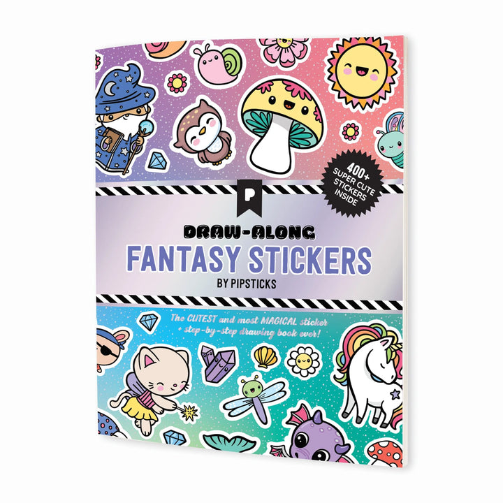 Draw-Along Fantasy Sticker Book | Pipsticks
