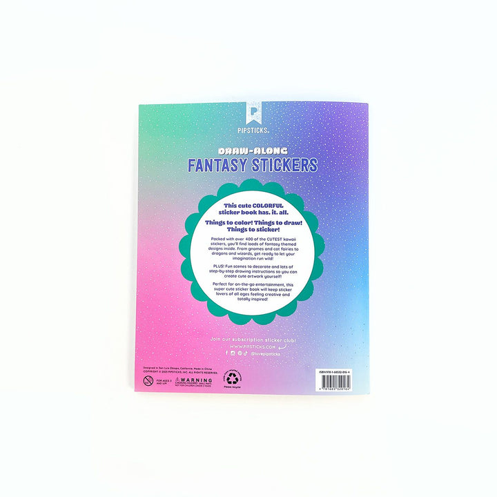 Draw-Along Fantasy Sticker Book | Pipsticks