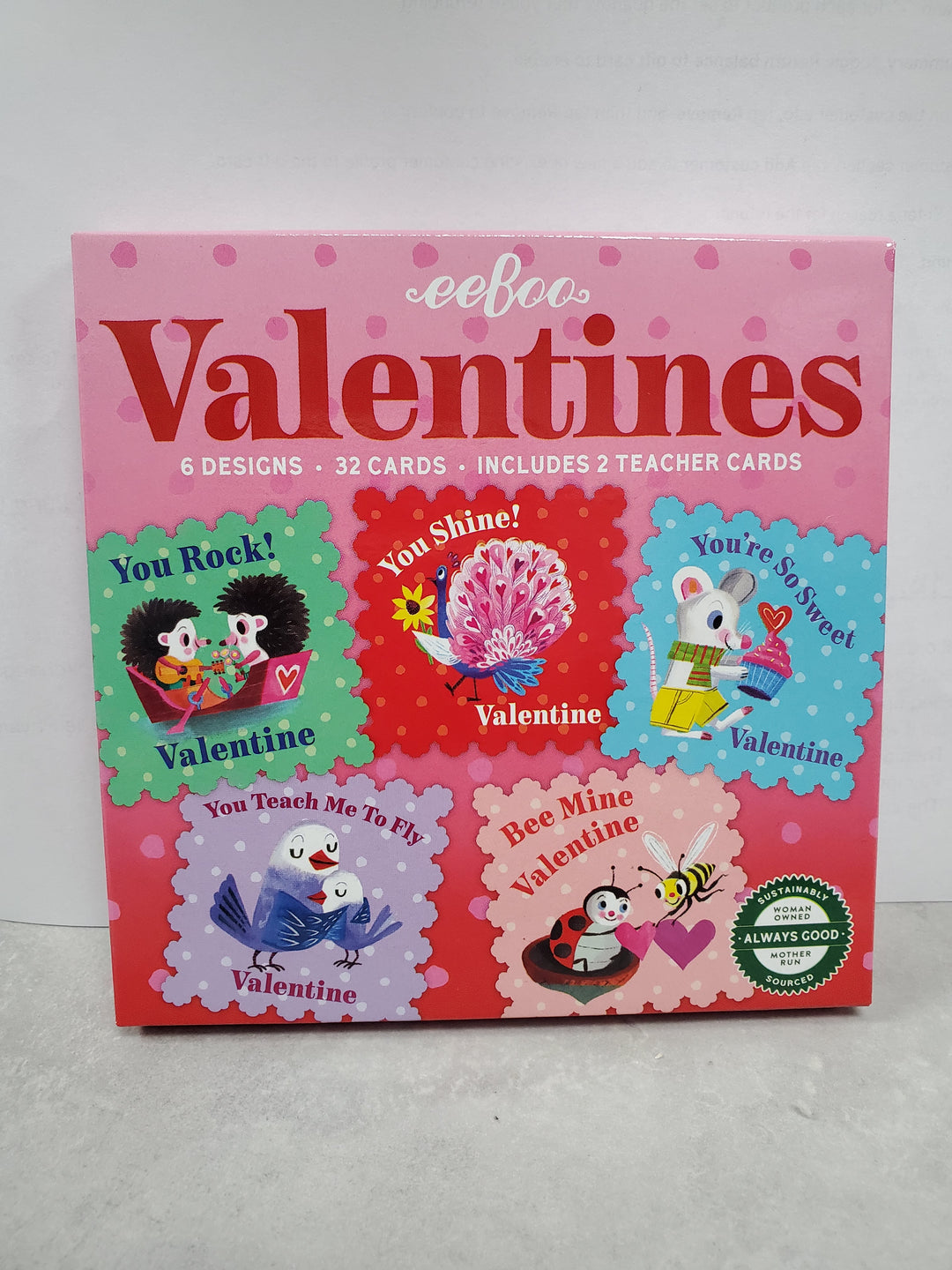 Valentine Card Sets - 32 Cards | eeBoo